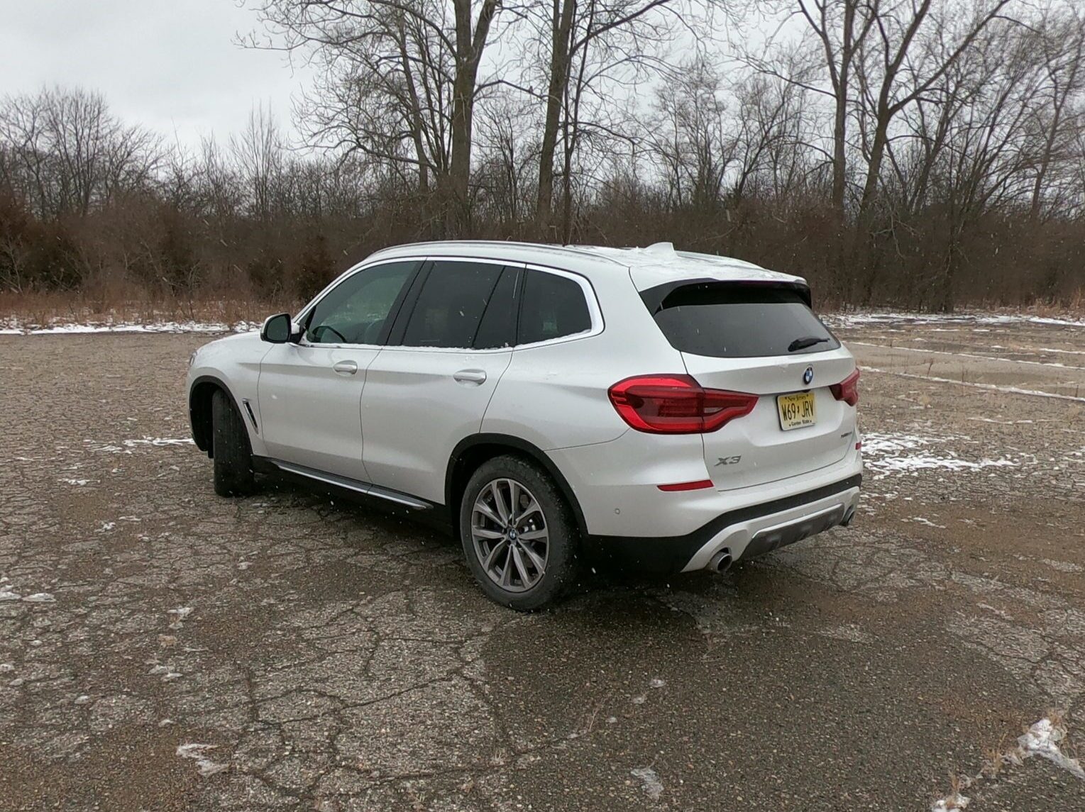 2019 BMW X3 xDrive30i White Driver Rear