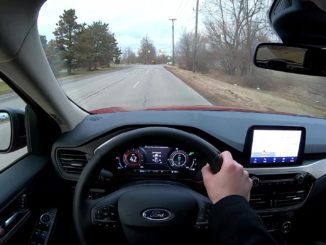 2020 Ford Escape Hybrid Driving